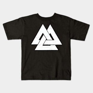 Mysterious Valknut Symbol Kids T-Shirt